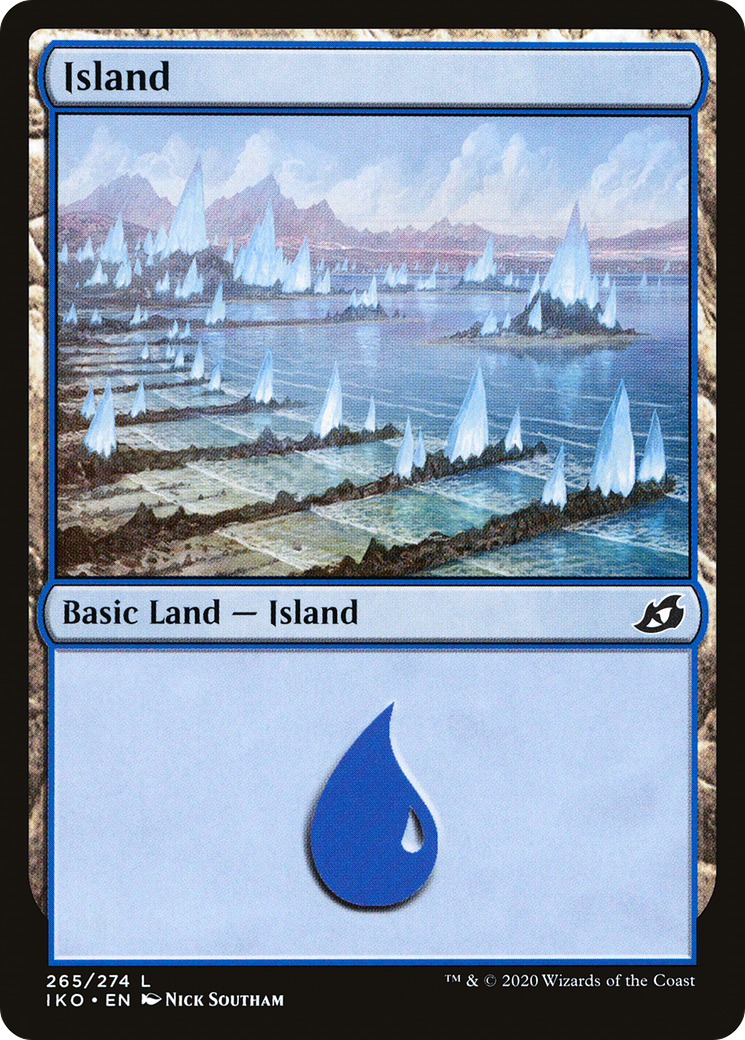 Island (265) [Ikoria: Lair of Behemoths] Foil
