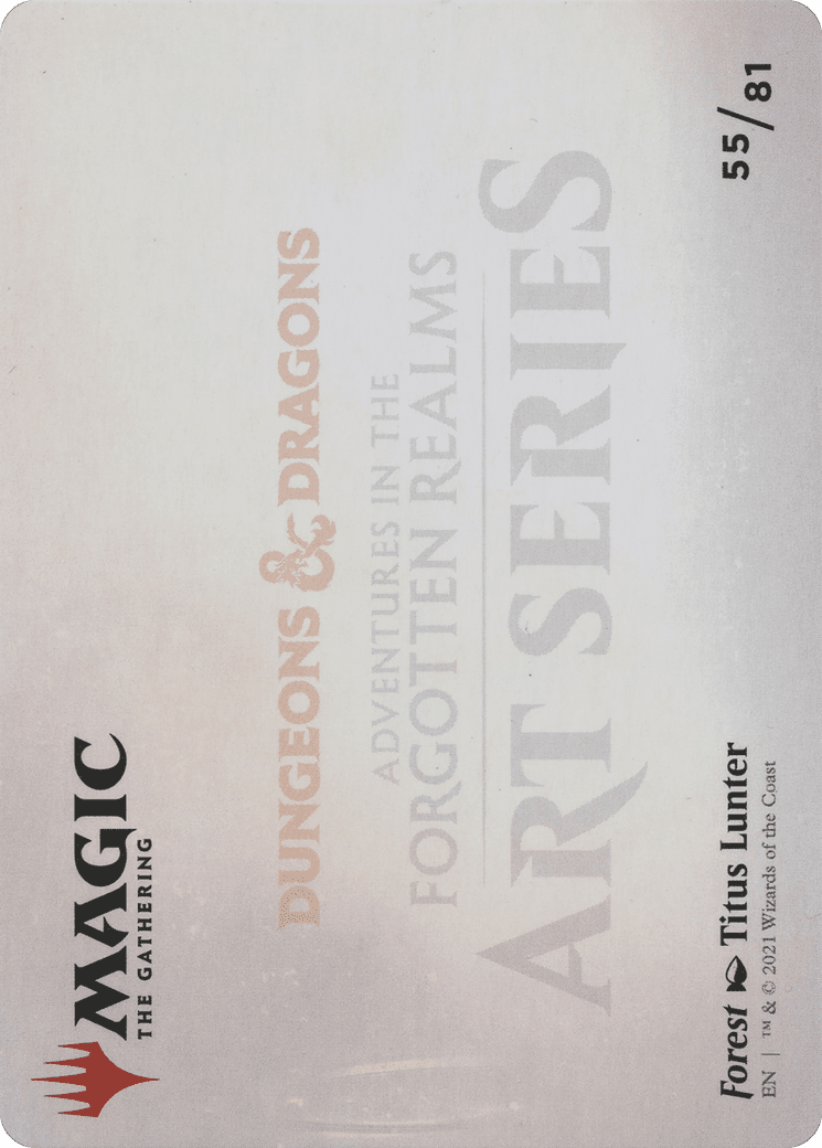 Forest // Forest (AAFR-055) - Adventures in the Forgotten Realms Art Series (Borderless)