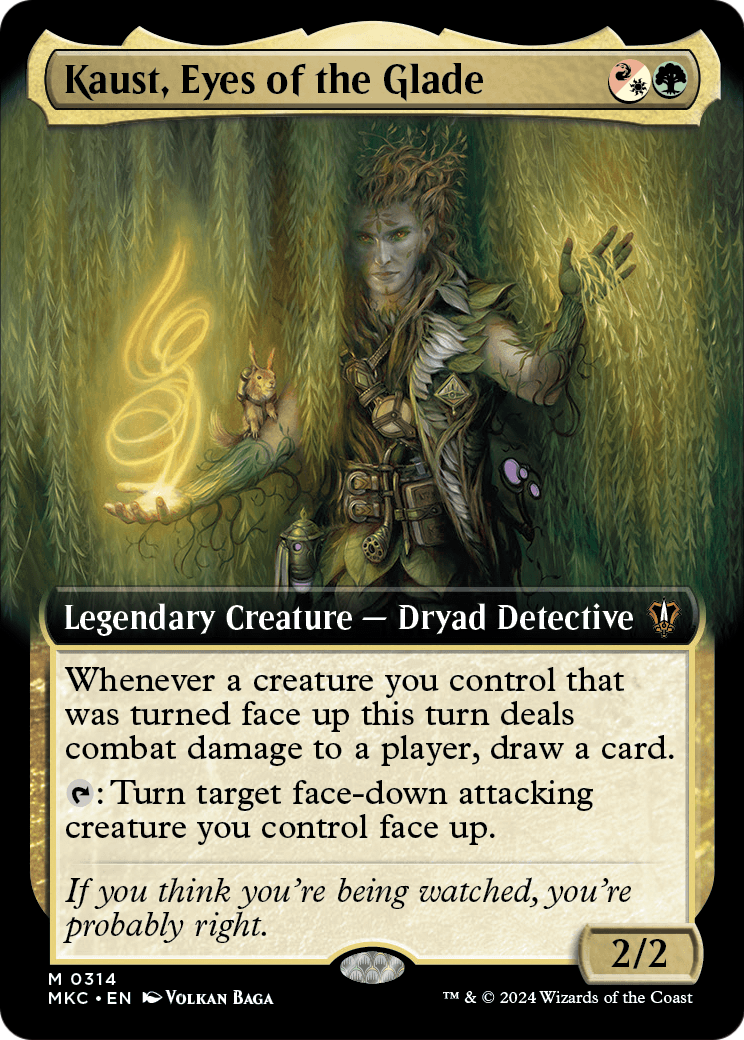 Kaust, Eyes of the Glade (Extended Art) [Murders at Karlov Manor Commander] Foil