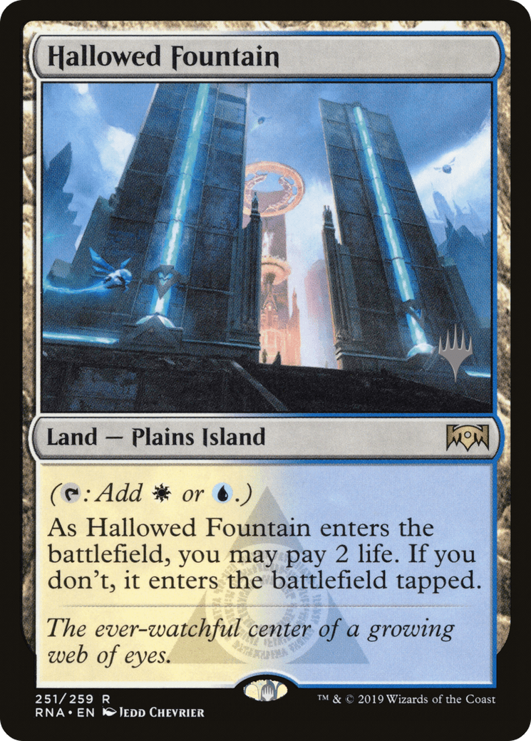 Hallowed Fountain (Promo Pack) [Ravnica Allegiance Promos] Foil
