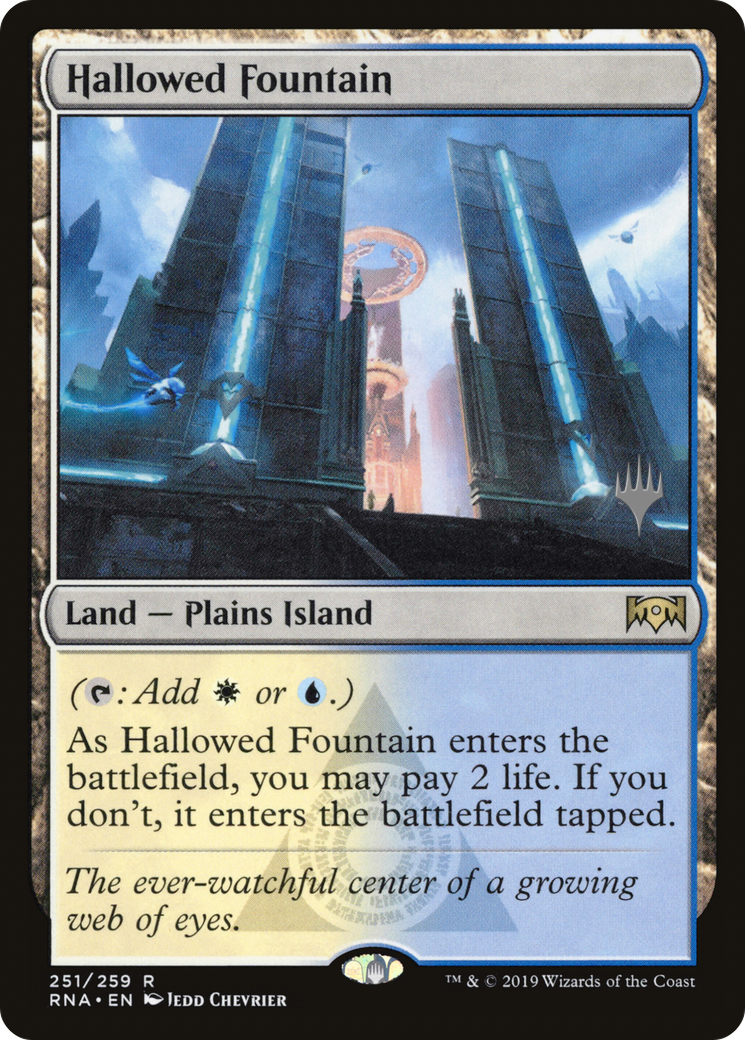 Hallowed Fountain (Promo Pack) [Ravnica Allegiance Promos] Foil