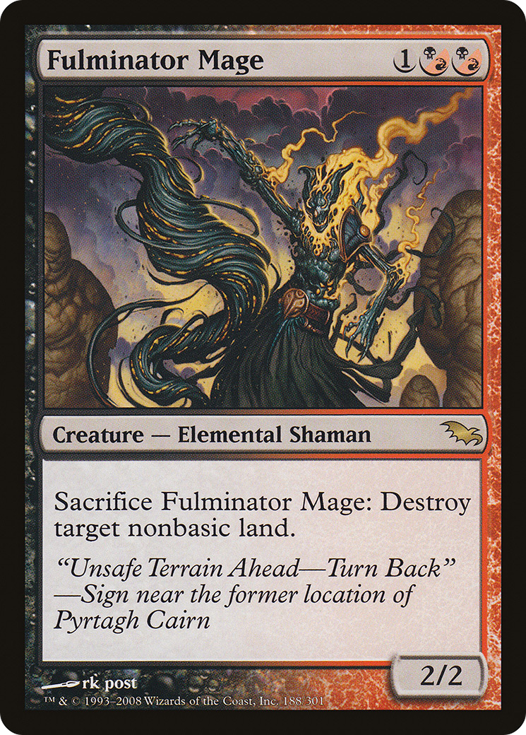 Fulminator Mage [Shadowmoor] Foil