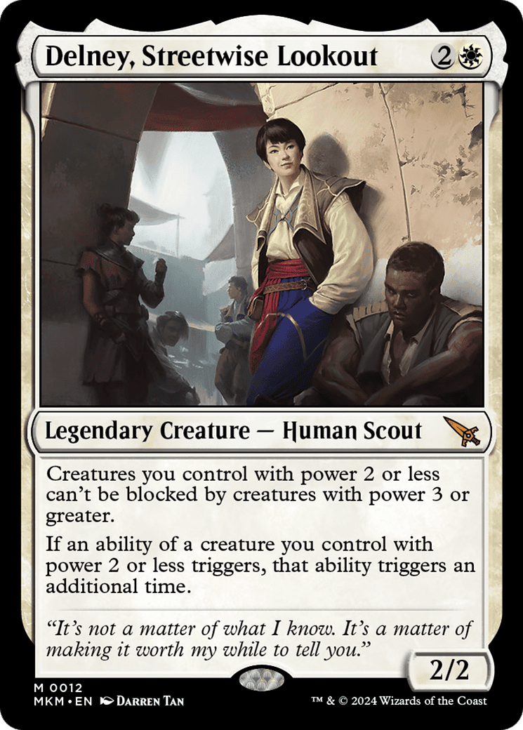 Delney, Streetwise Lookout [Murders at Karlov Manor] Foil