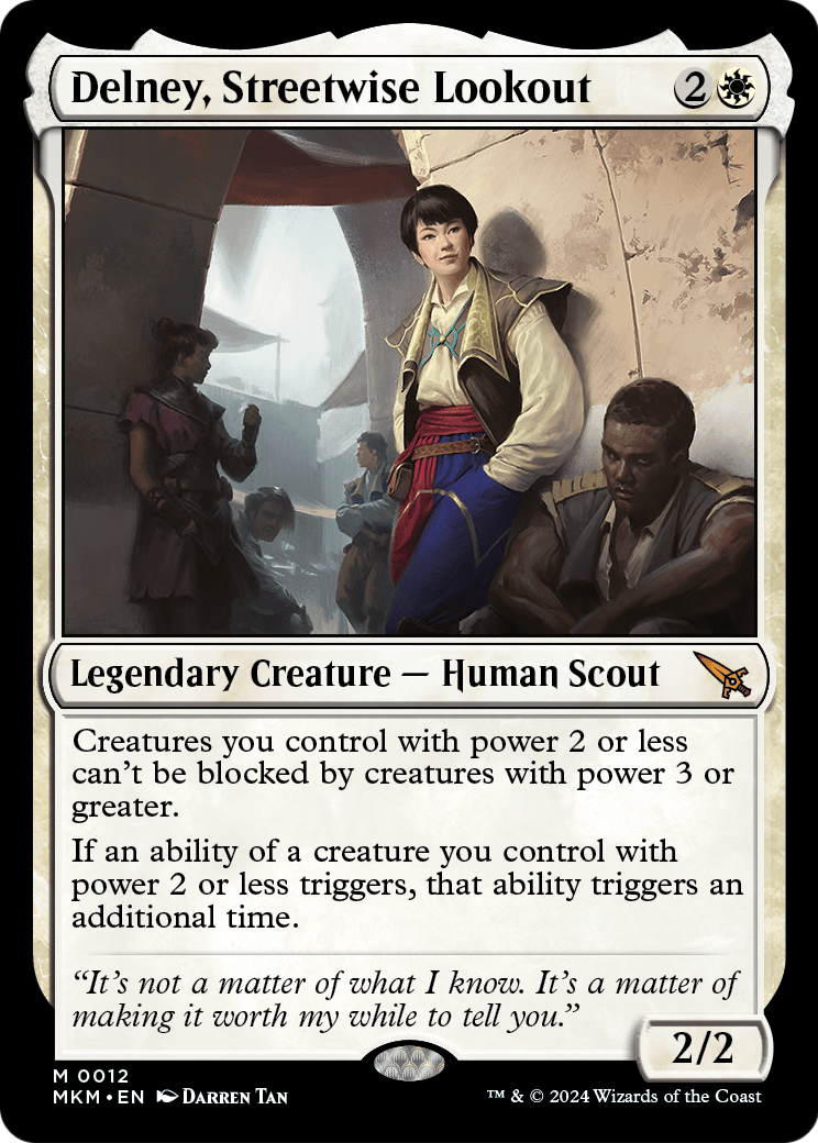Delney, Streetwise Lookout [Murders at Karlov Manor] Foil