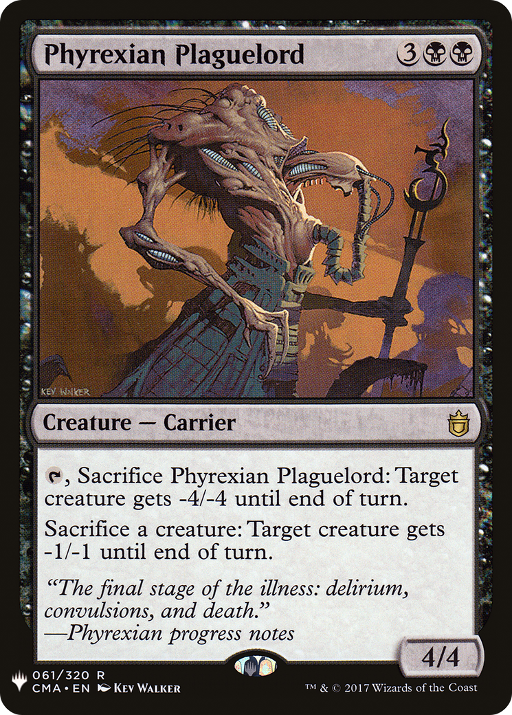 Phyrexian Plaguelord |  (CMA-61) [The List]