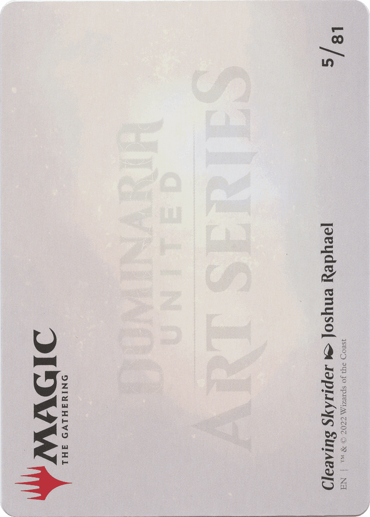 Cleaving Skyrider // Cleaving Skyrider (ADMU-005) - Dominaria United Art Series (Borderless)