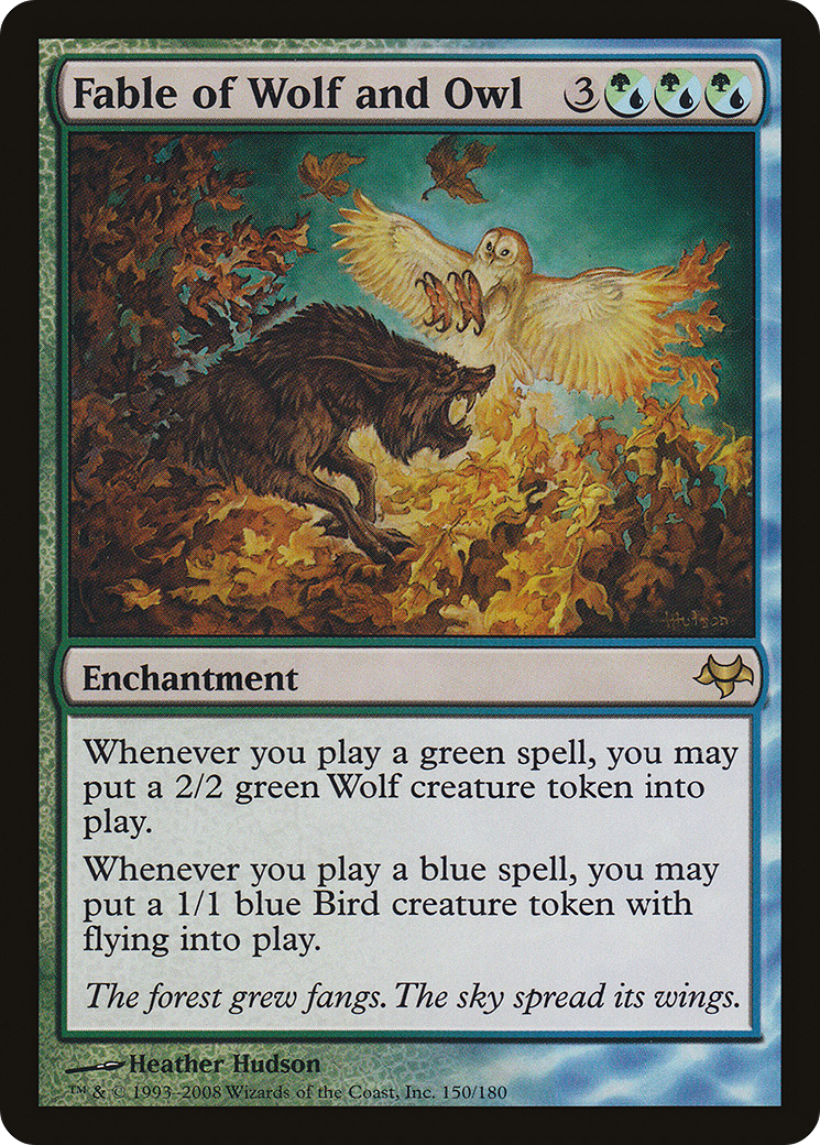 Fable of Wolf and Owl [Eventide] Foil