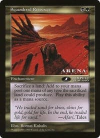 Squandered Resources (Oversized) [Oversize Cards] Foil