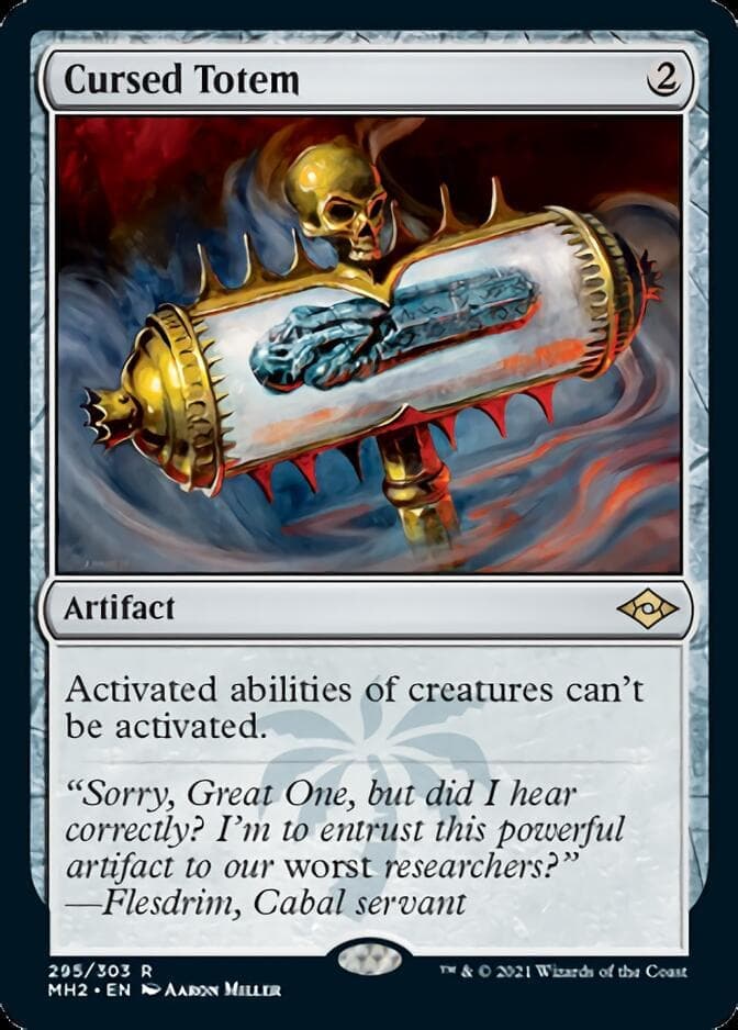 Cursed Totem [Modern Horizons 2] Foil