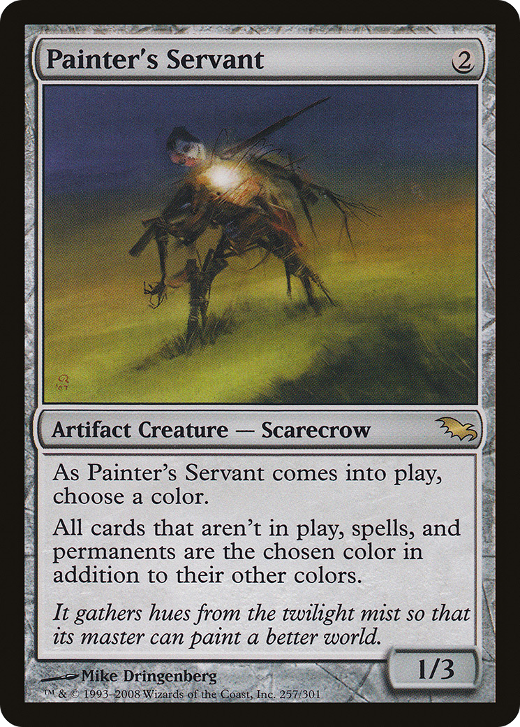 Painter's Servant [Shadowmoor] Foil