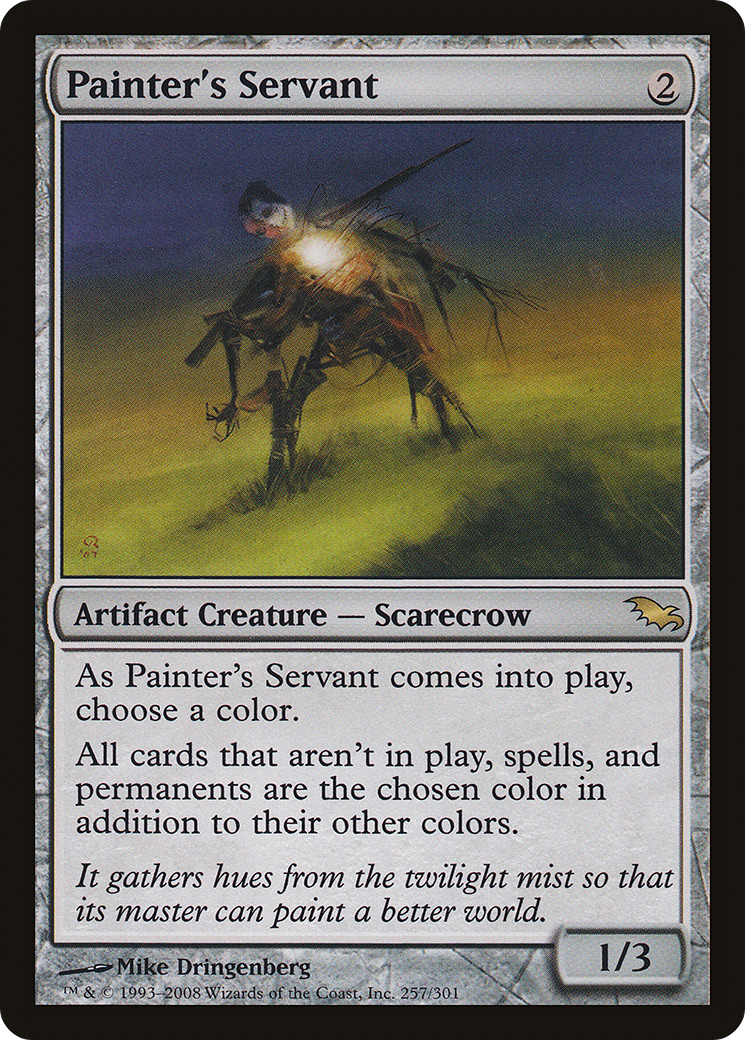 Painter's Servant [Shadowmoor] Foil