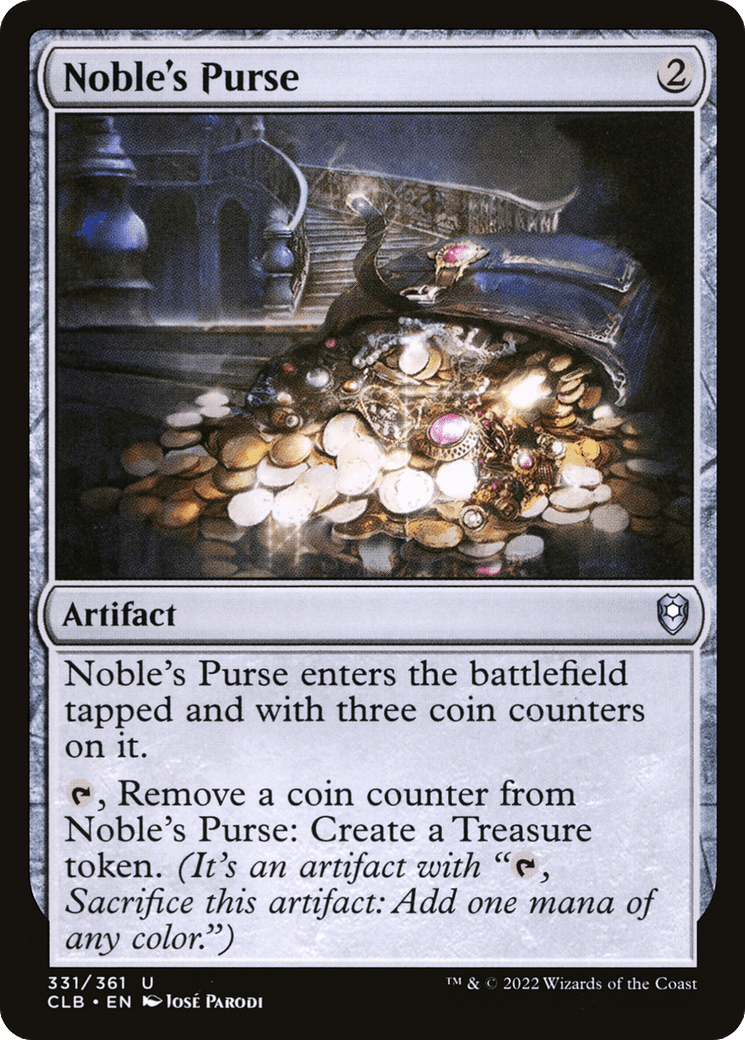Noble's Purse [Commander Legends: Battle for Baldur's Gate] Foil