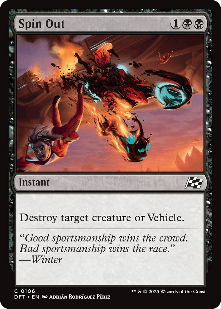 Spin Out |  Foil (106) [Aetherdrift]