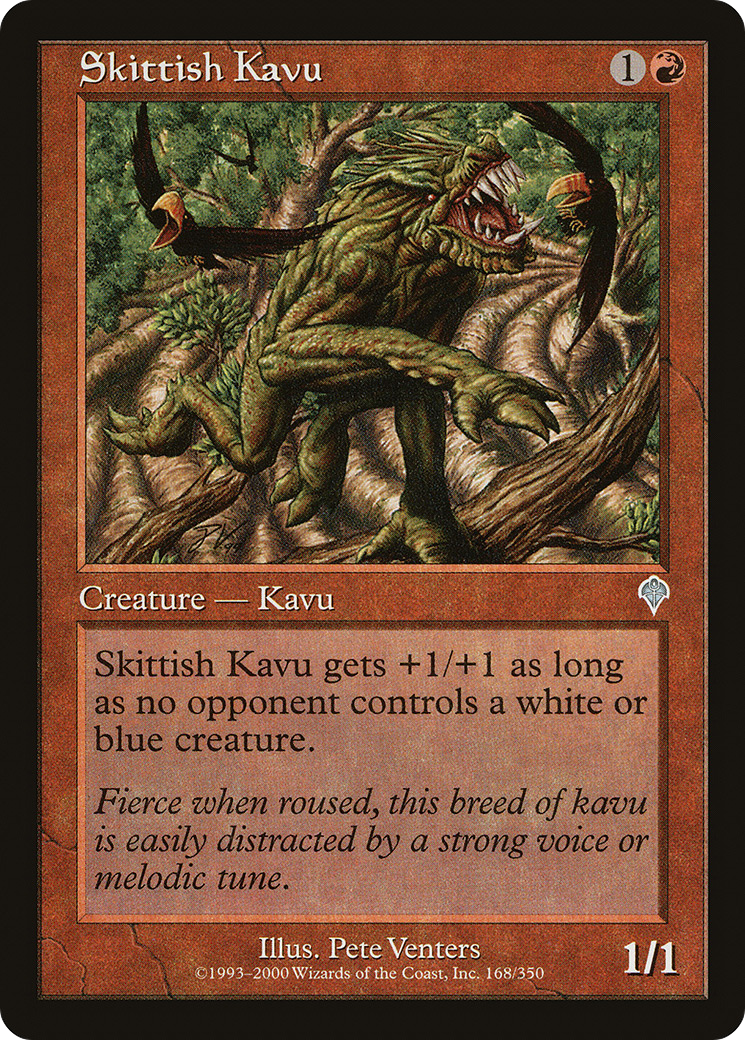 Skittish Kavu [Invasion] Foil