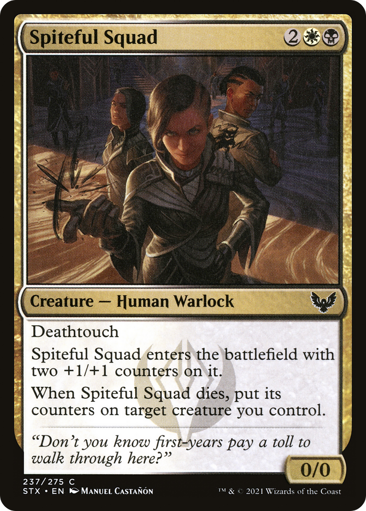 Spiteful Squad [Strixhaven: School of Mages] Foil