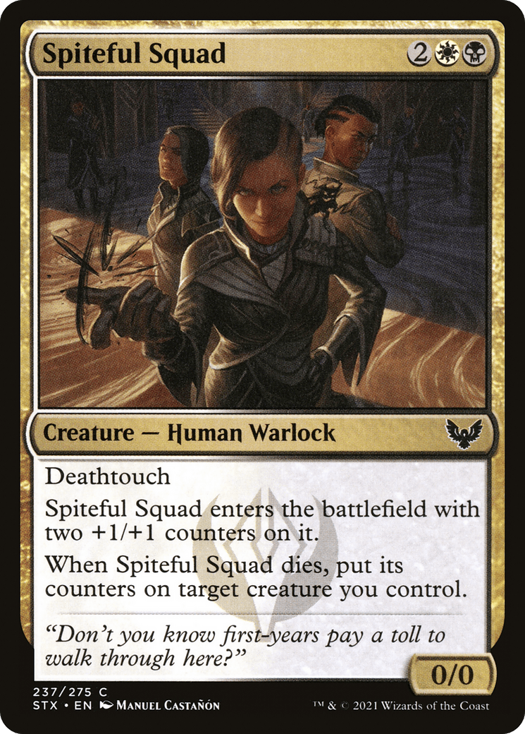 Spiteful Squad [Strixhaven: School of Mages] Foil