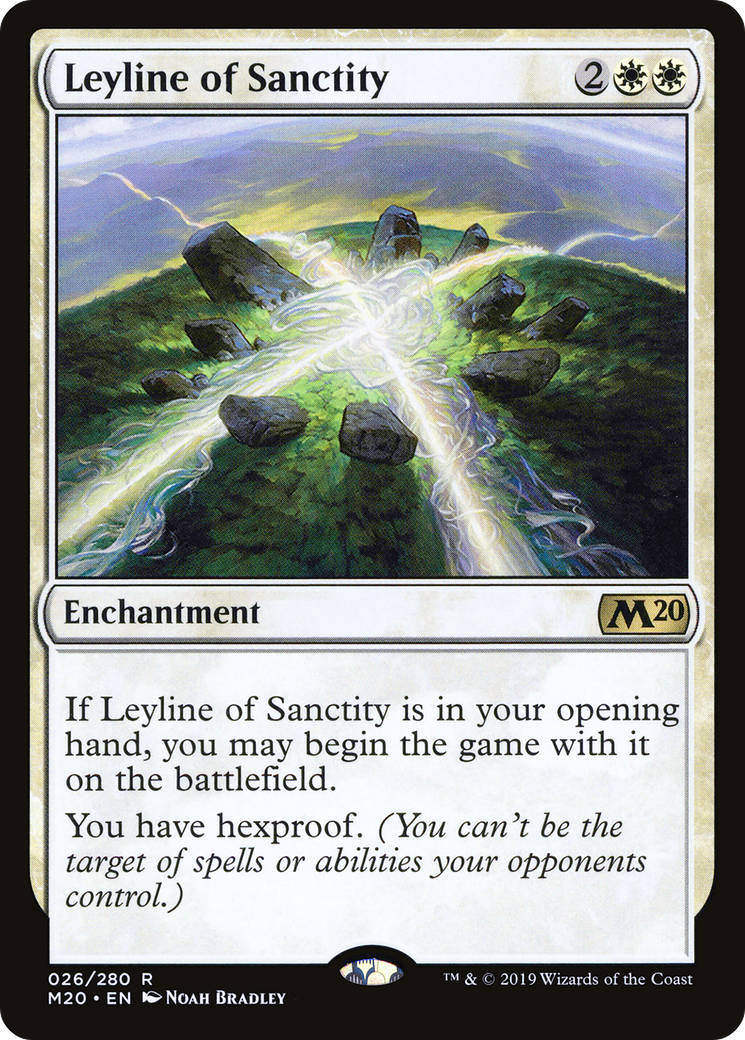 Leyline of Sanctity [Core Set 2020] Foil