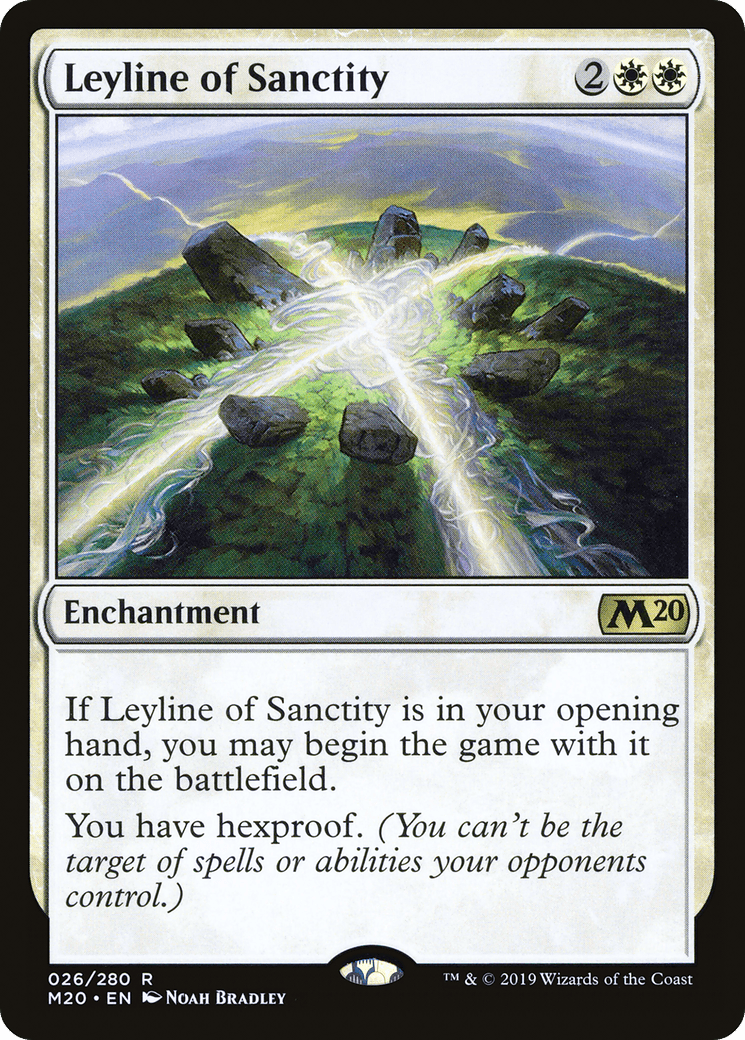 Leyline of Sanctity [Core Set 2020] Foil