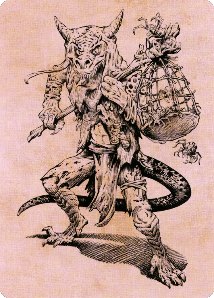 Taunting Kobold // Taunting Kobold (ACLB-057) - Battle for Baldur's Gate Art Series (Borderless)