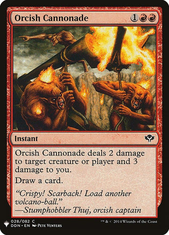 Orcish Cannonade [Mystery Booster]