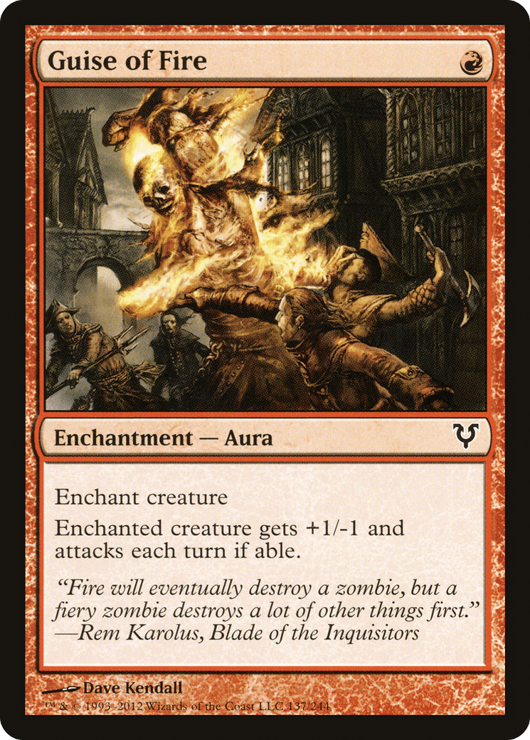 Guise of Fire [Avacyn Restored] Foil
