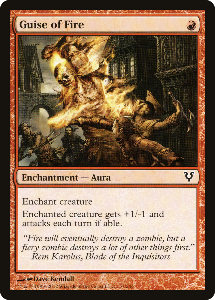 Guise of Fire [Avacyn Restored] Foil
