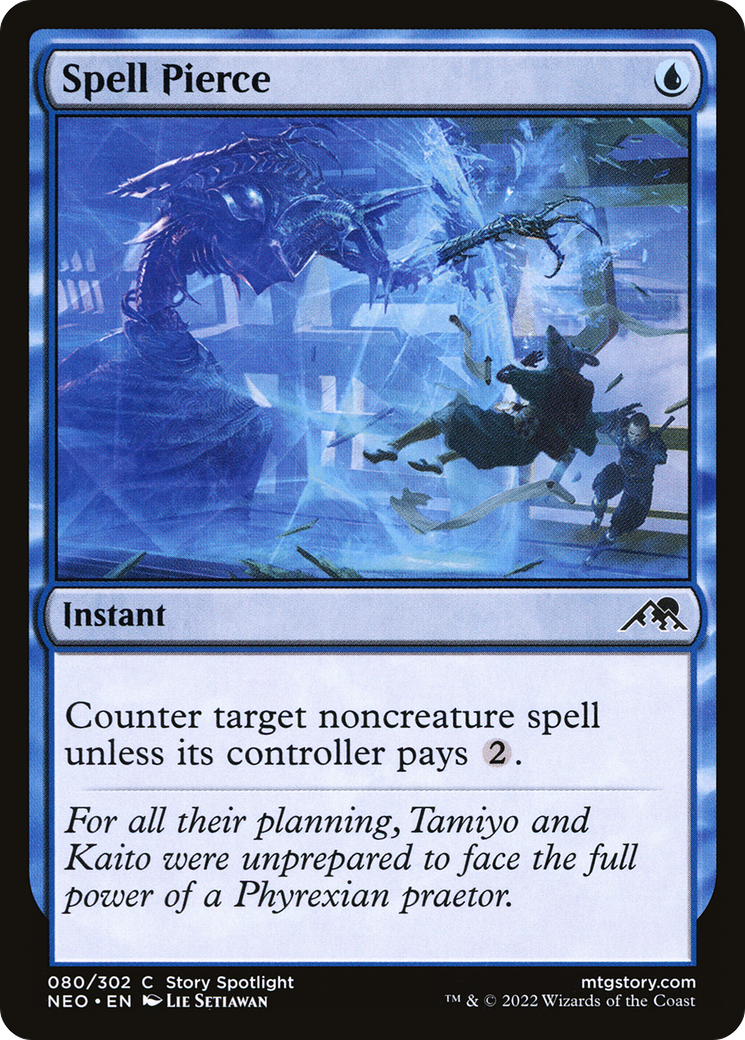 Spell Pierce [Kamigawa: Neon Dynasty] Foil