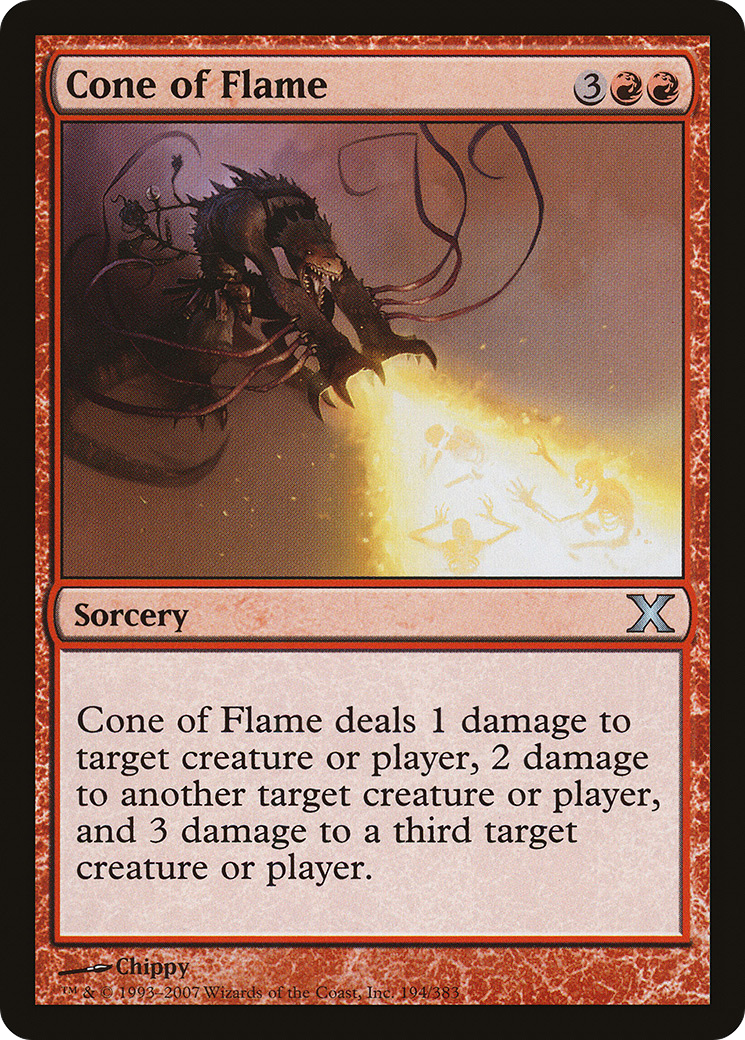 Cone of Flame [Tenth Edition] Foil