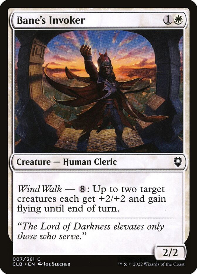 Bane's Invoker 7 (Commander Legends: Battle for Baldur's Gate) 
