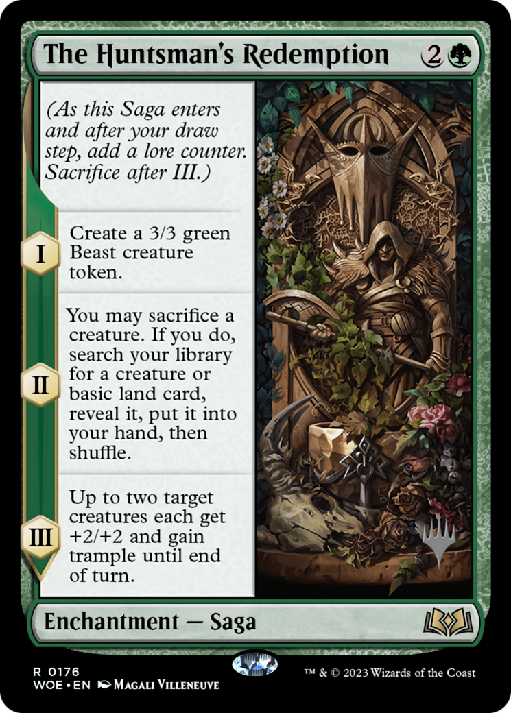 The Huntsman's Redemption (Promo Pack) [Wilds of Eldraine Promos] Foil