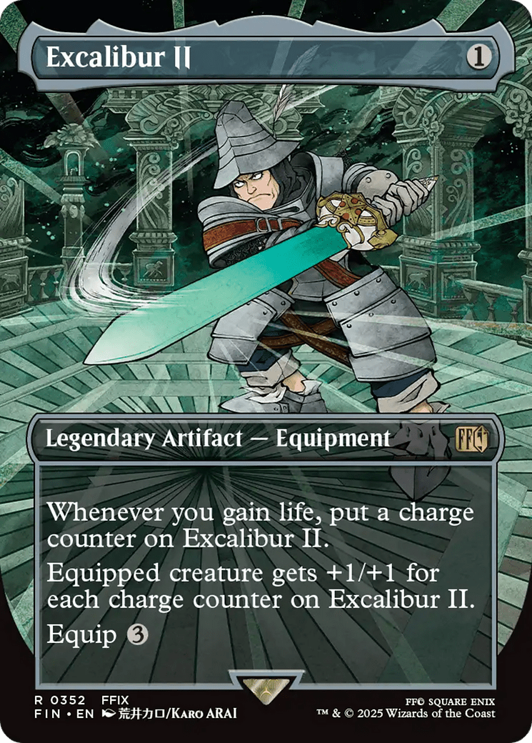 Excalibur II (352) [FINAL FANTASY]  (Borderless)