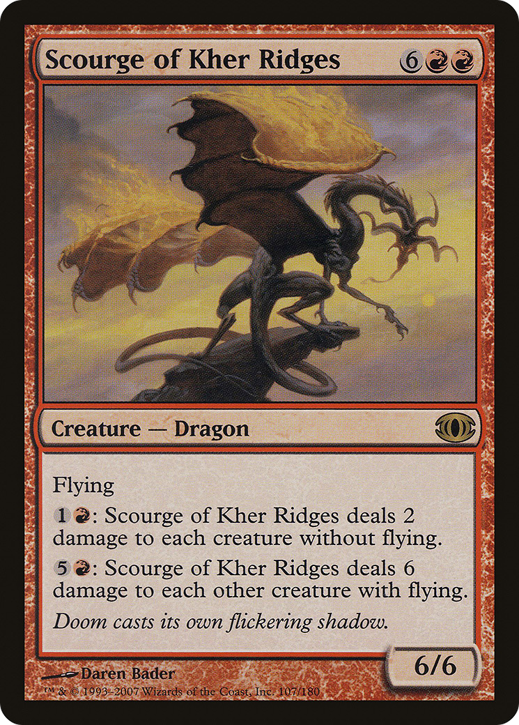 Scourge of Kher Ridges [Future Sight] Foil