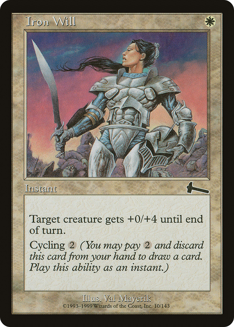 Iron Will [Urza's Legacy] Foil
