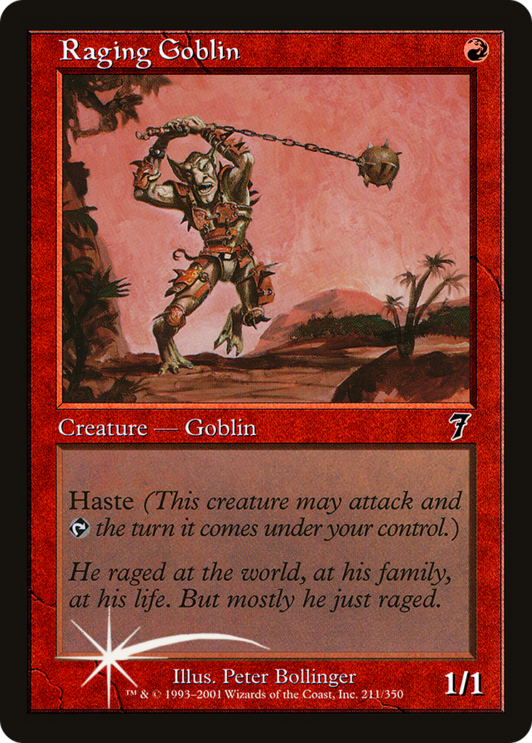 Raging Goblin [Seventh Edition] Foil