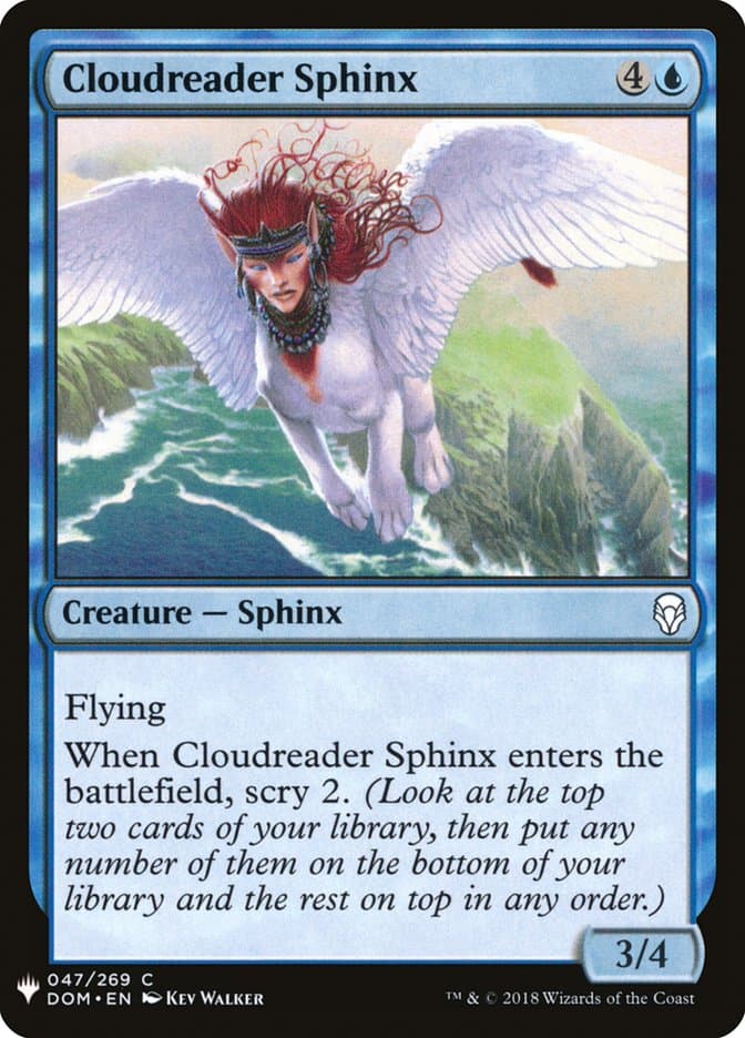 Cloudreader Sphinx |  (DOM-47) [The List]