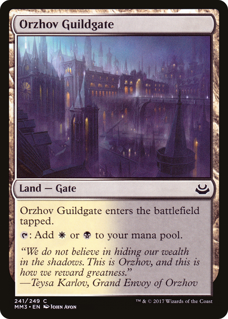 Orzhov Guildgate [Modern Masters 2017] Foil