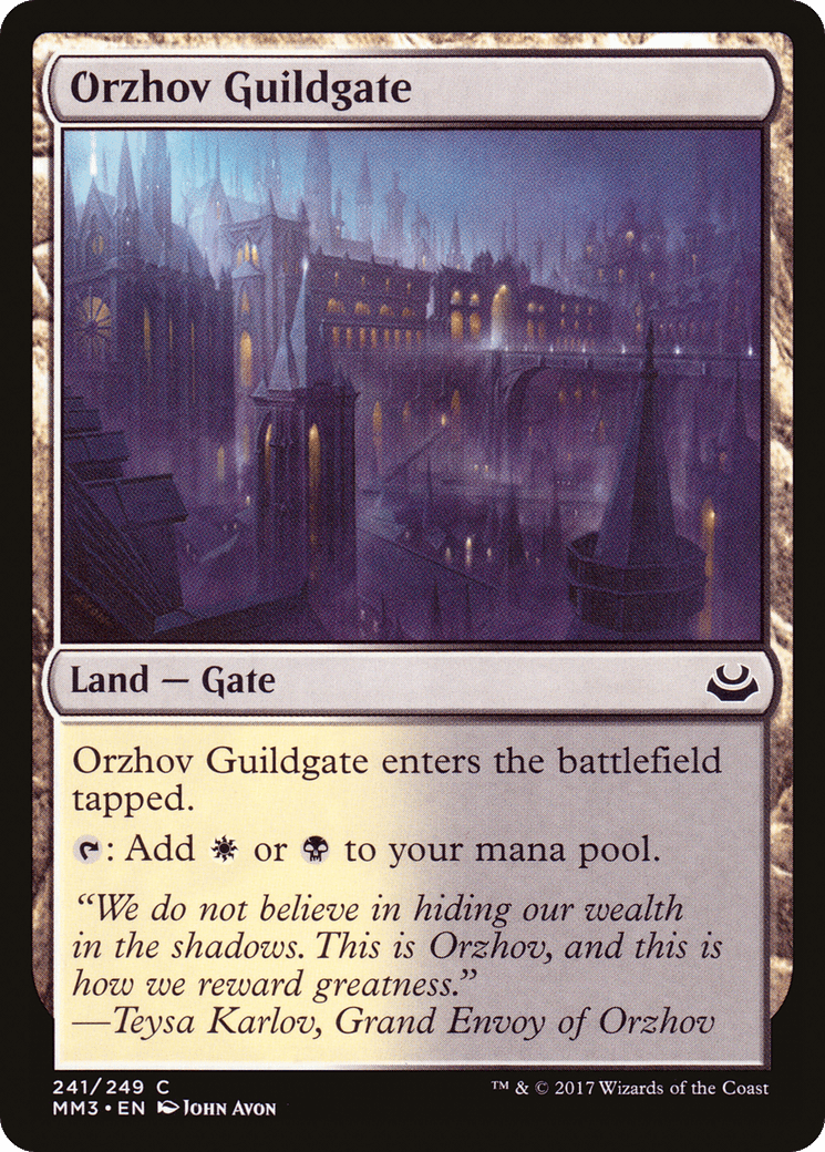 Orzhov Guildgate [Modern Masters 2017] Foil