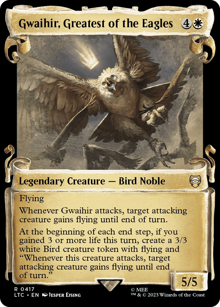 Gwaihir, Greatest of the Eagles [The Lord of the Rings: Tales of Middle-Earth Commander Showcase Scrolls] Foil