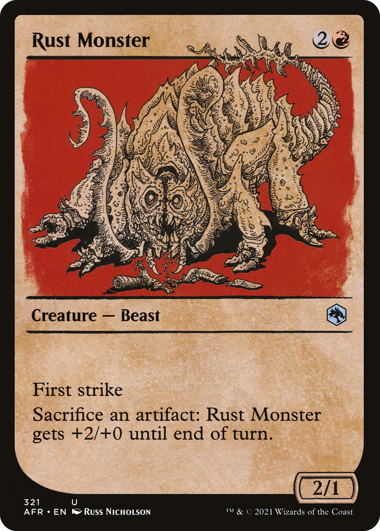Rust Monster (Showcase) [Dungeons & Dragons: Adventures in the Forgotten Realms] Foil