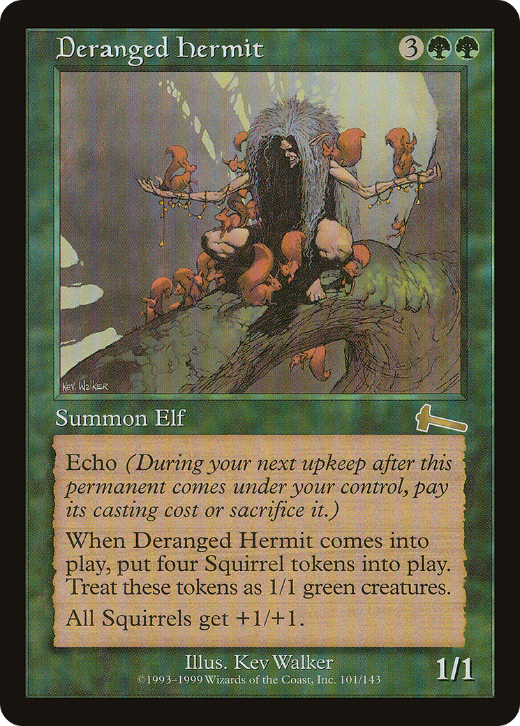 Deranged Hermit [Urza's Legacy] Foil