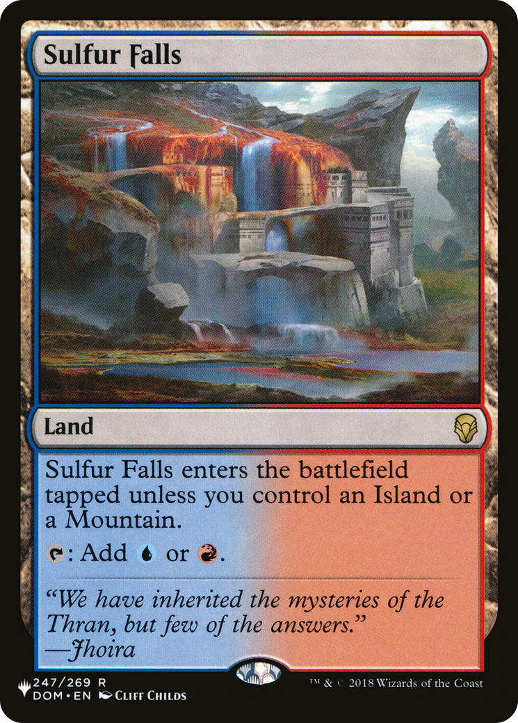 Sulfur Falls |  (DOM-247) [The List]