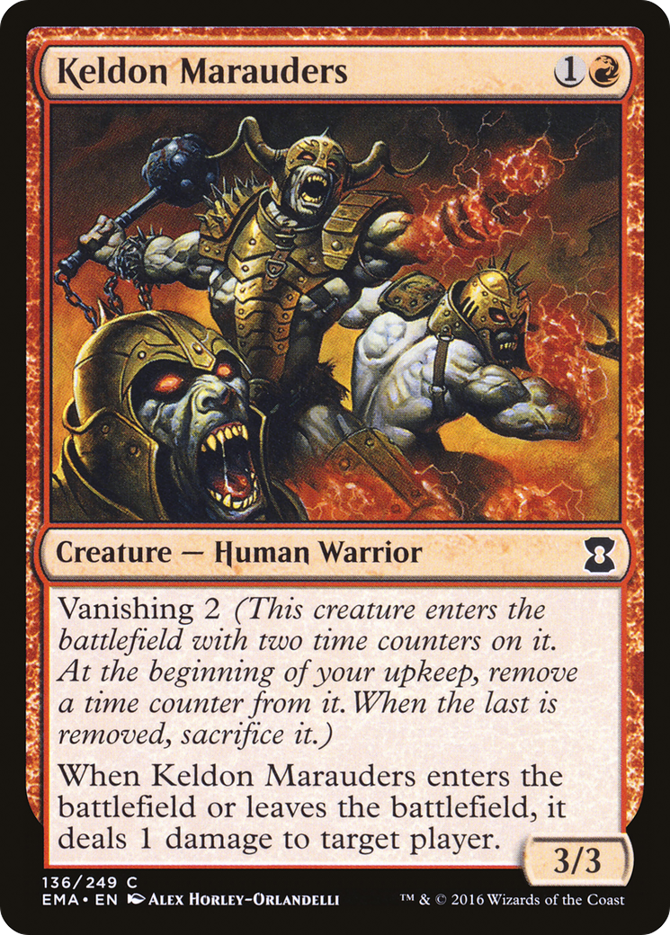 Keldon Marauders [Eternal Masters] Foil