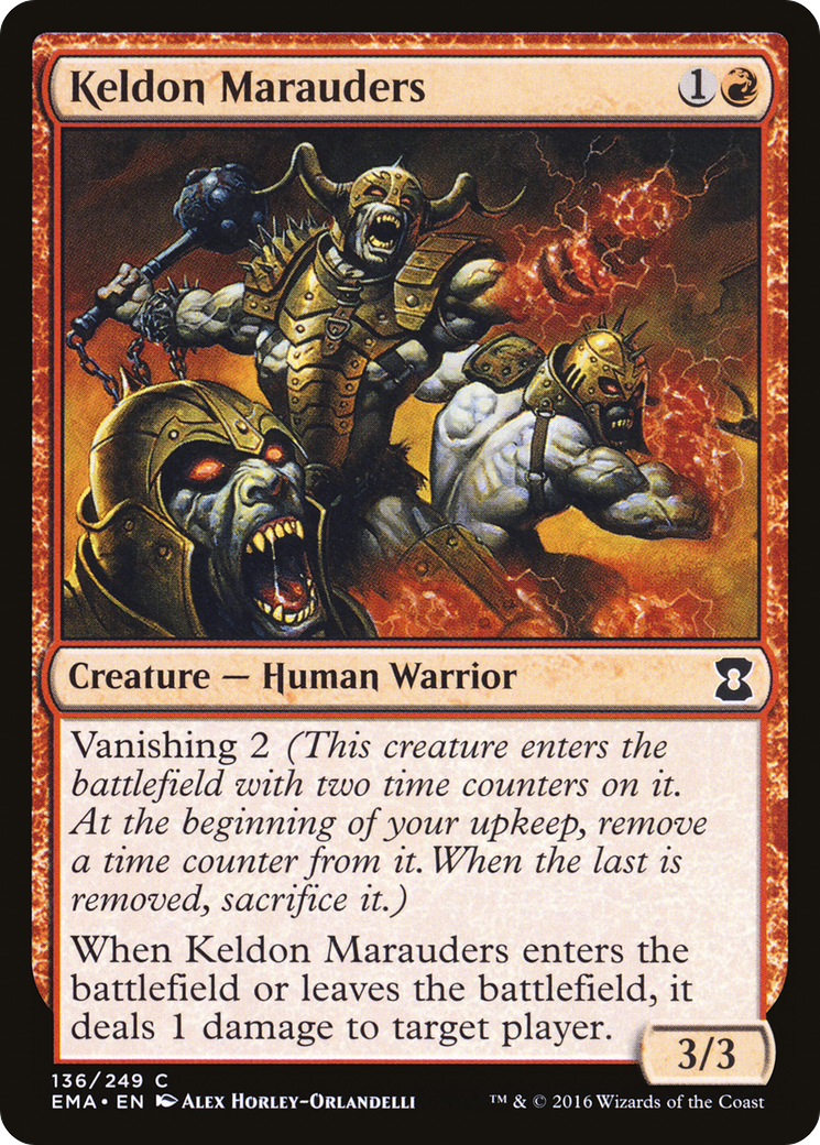 Keldon Marauders [Eternal Masters] Foil