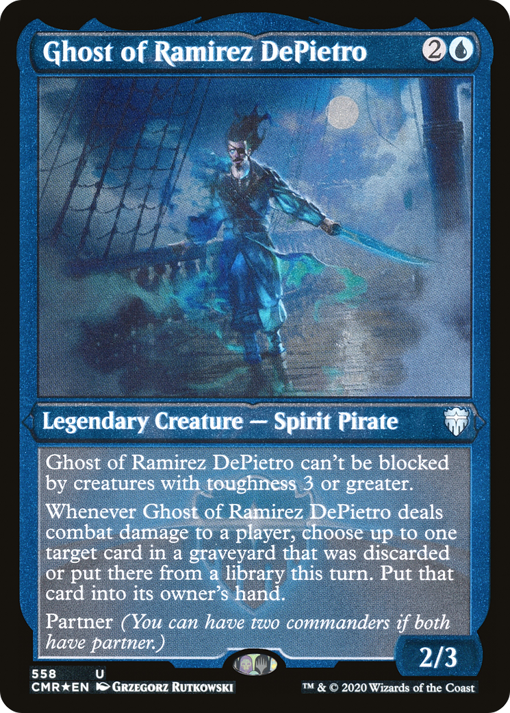 Ghost of Ramirez DePietro (558) [Commander Legends]  Foil