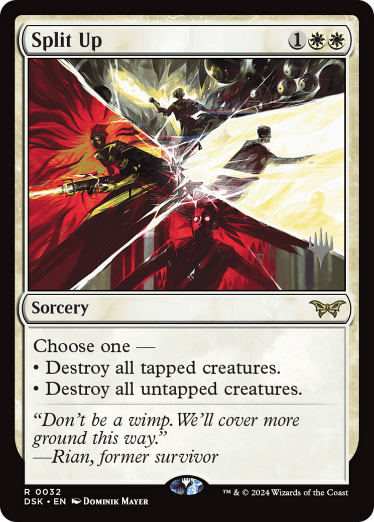 Split Up [Duskmourn: House of Horror Promos] Foil