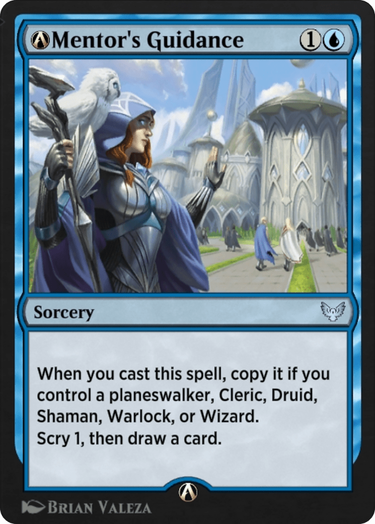 A-Mentor's Guidance (STX-A-46) - Strixhaven: School of Mages