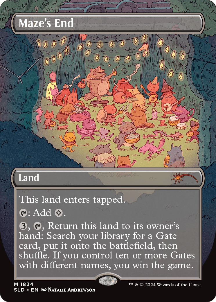 Maze's End (Rainbow Foil) (-1834) [Secret Lair Drop Series]  Foil