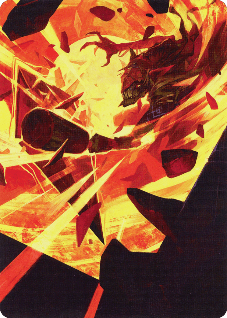 Zada, Hedron Grinder Art Card [March of the Machine Art Series] Foil