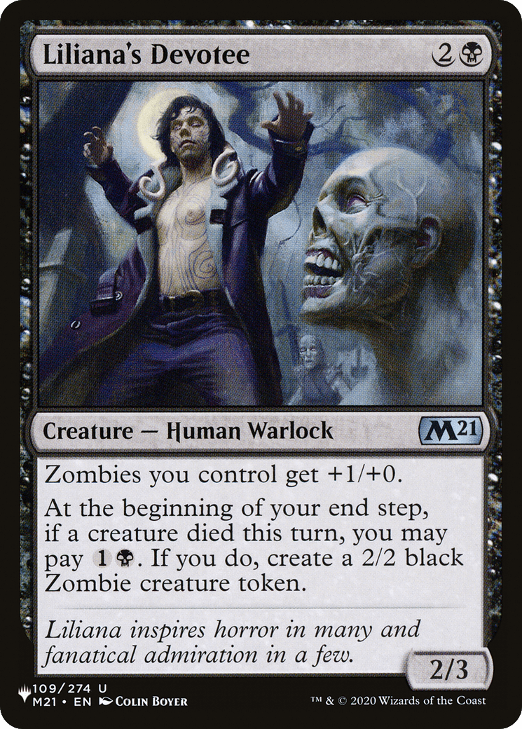 Liliana's Devotee |  (M21-109) [The List]