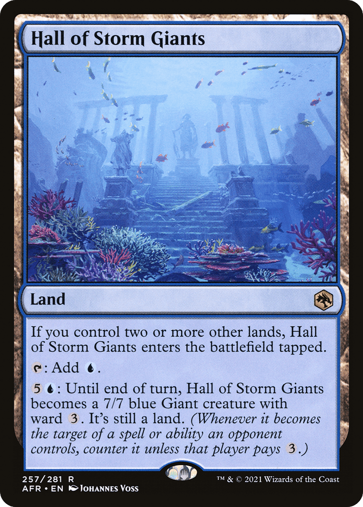 Hall of Storm Giants [Dungeons & Dragons: Adventures in the Forgotten Realms] Foil